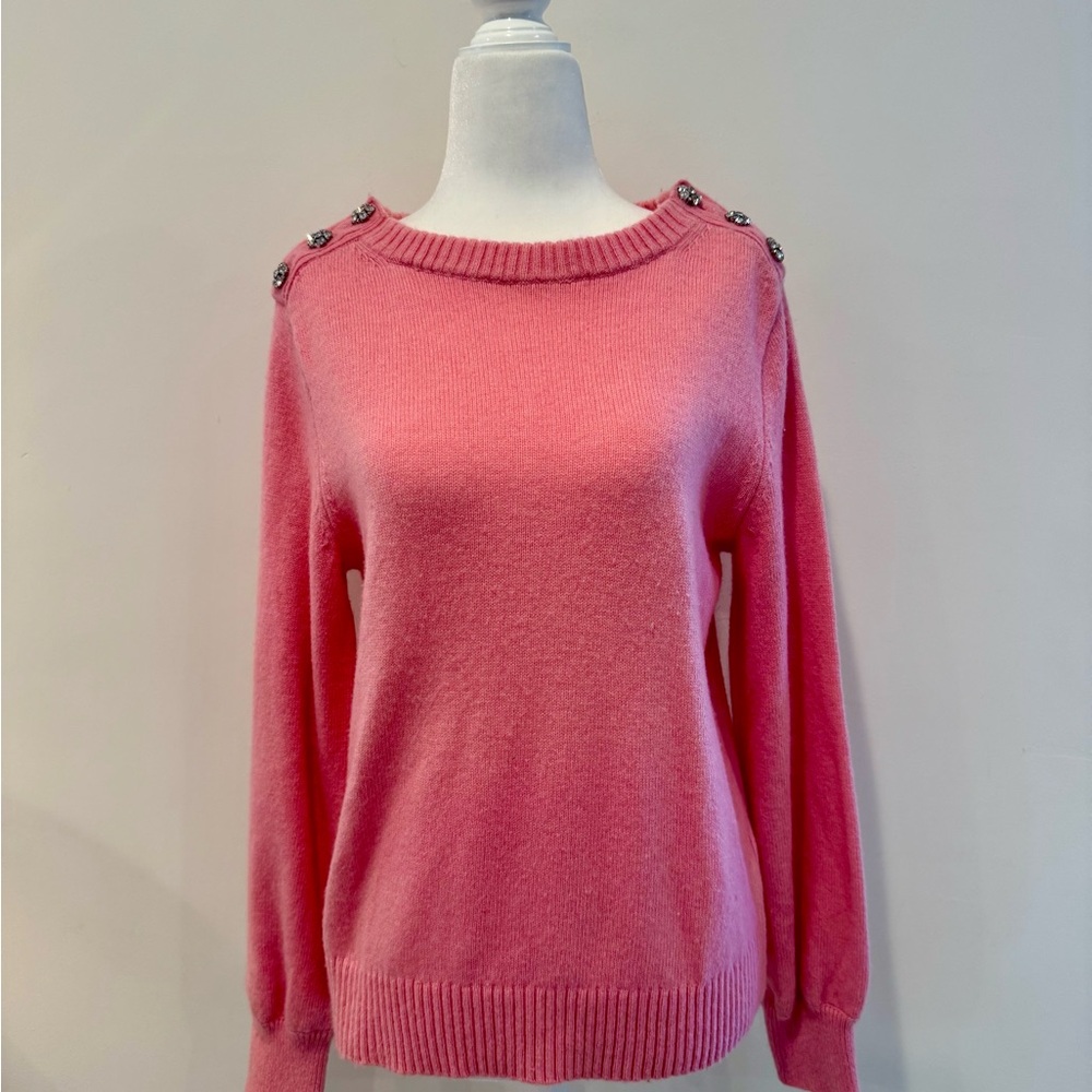 J. Crew Pink Wool Sweater - Size M